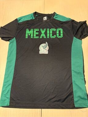 Icon Sports Mexico soccer futbol jersey black men’s adult large L